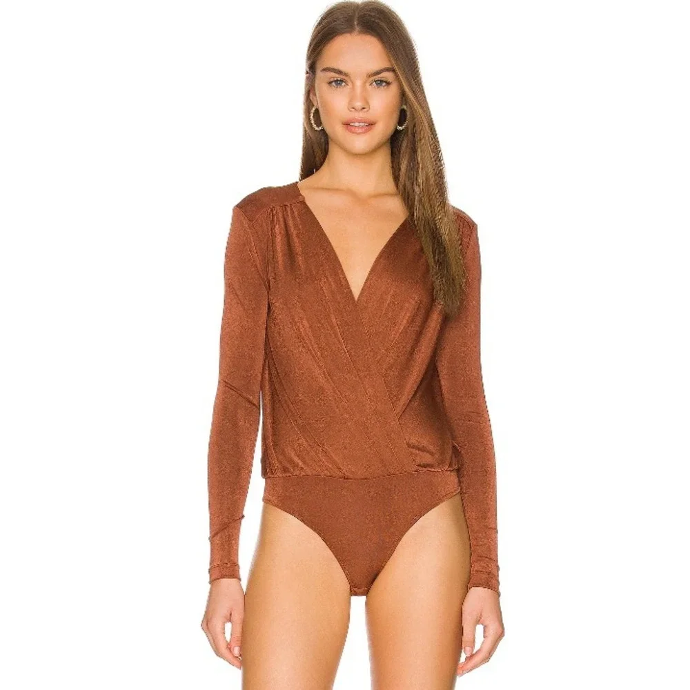 Free People® (Women's MEDIUM) Turnt™‎ Bodysuit in Mesa